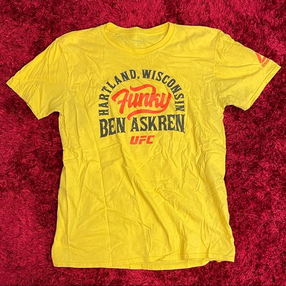 Reebok Other - Reebok Ben Askren UFC Fighter Shirt Large Funky Ultimate Fighter
